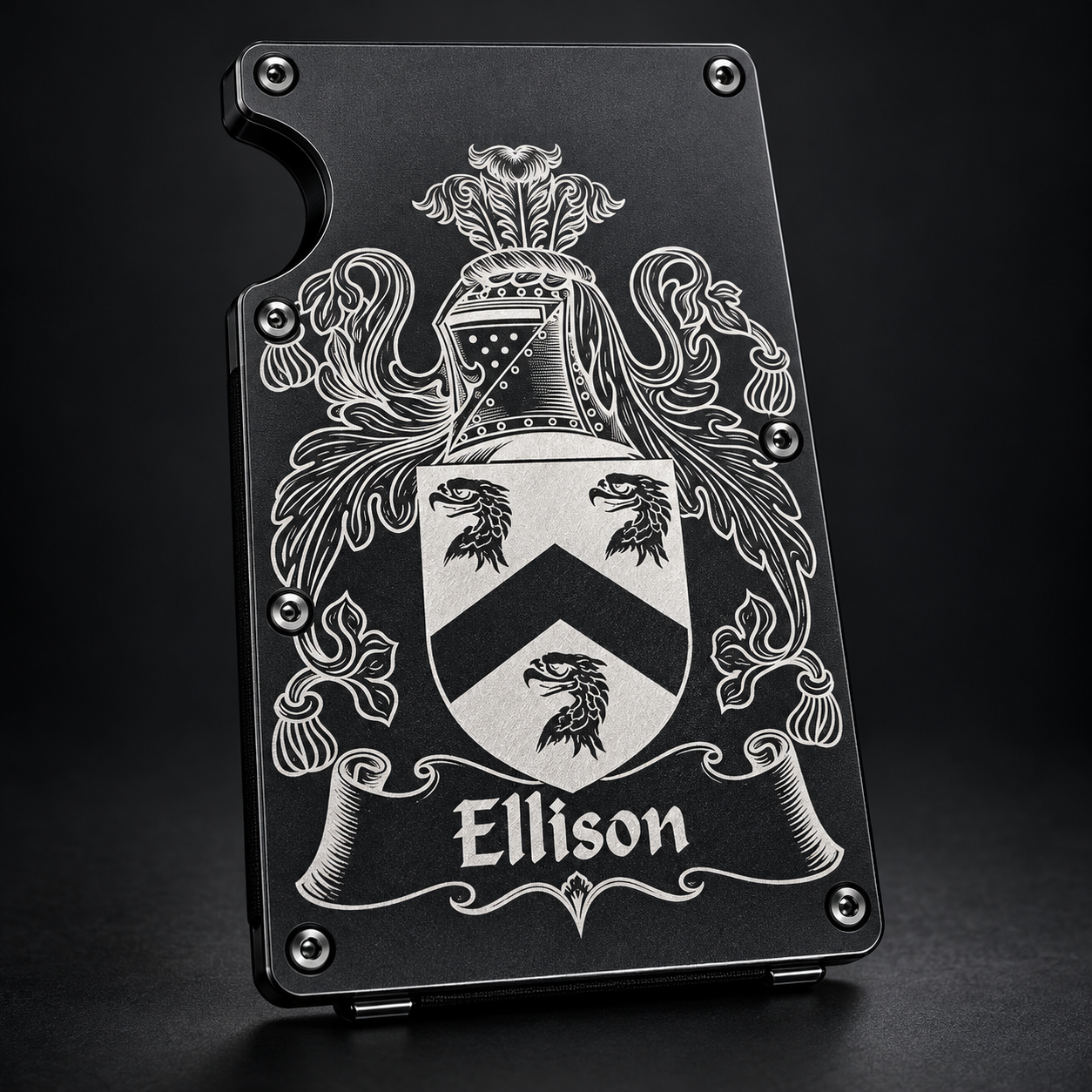 Custom Engraved Metal Wallet